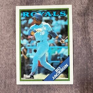 1988 Topps Bo Jackson Royals Baseball Card